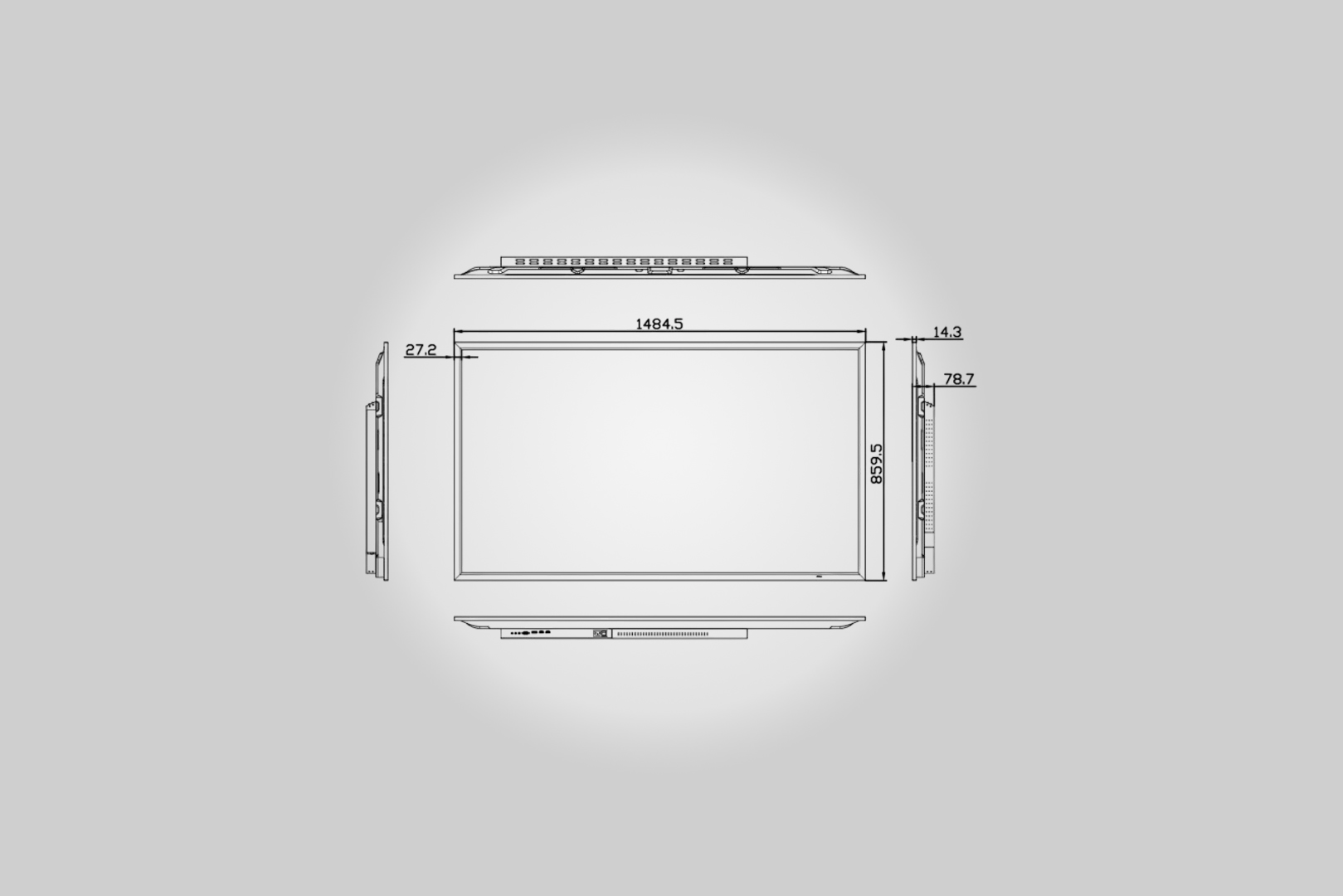  Інтерактивний дисплей FP-IT650 (настінний)